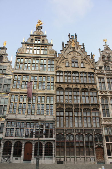 Belgique, Anvers, la Grand-Place  - Grote Markt