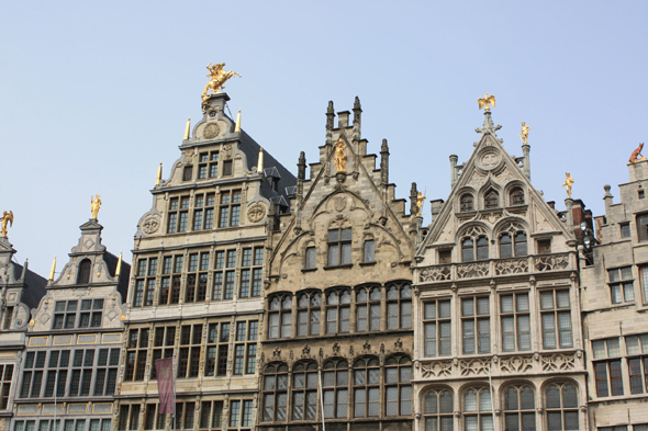 Anvers, les maisons de la Grote Markt