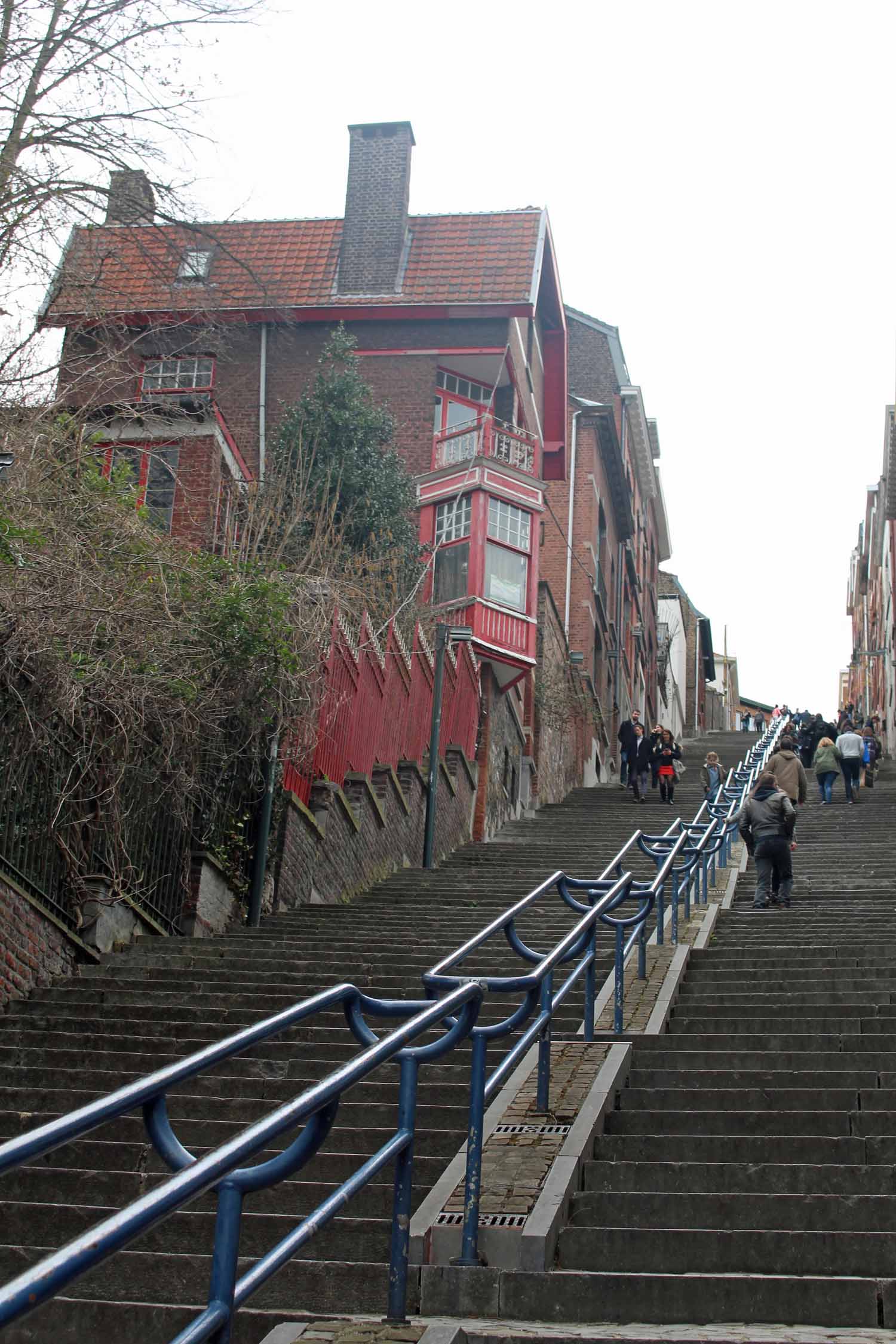 Liège, montagne de Bueren