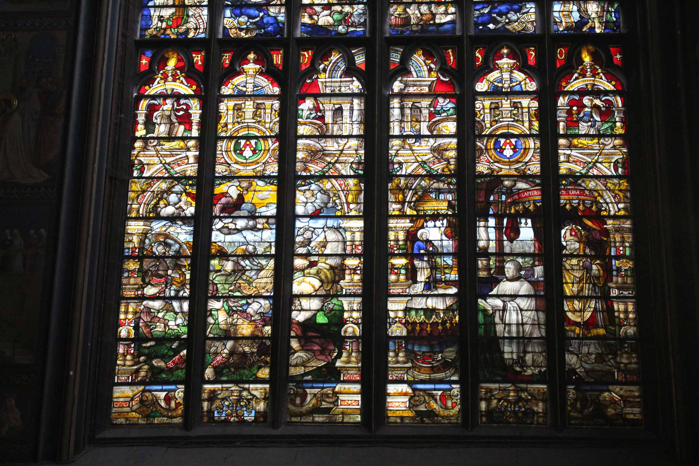 Liège, cathédrale Saint-Paul, vitraux