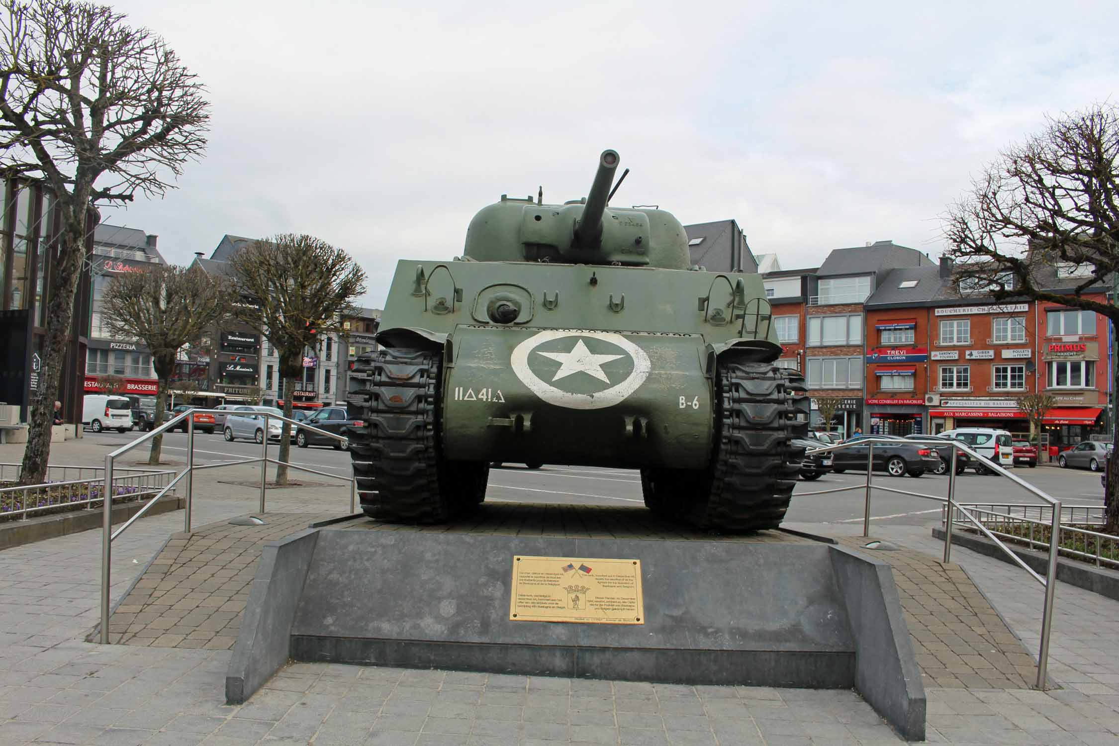 Bastogne, char américain