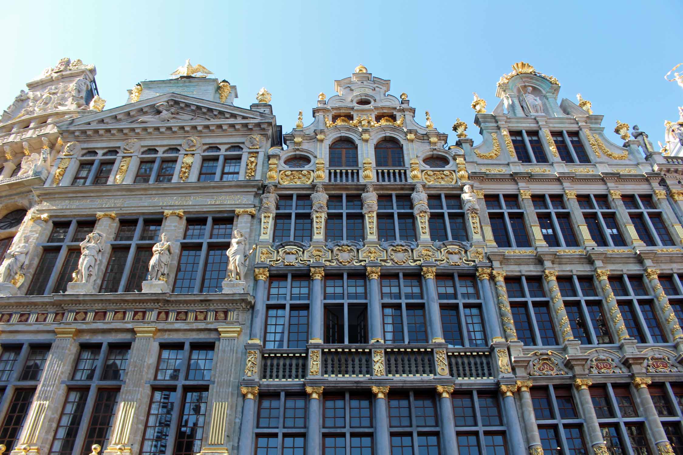 Bruxelles, Grand-Place, façades