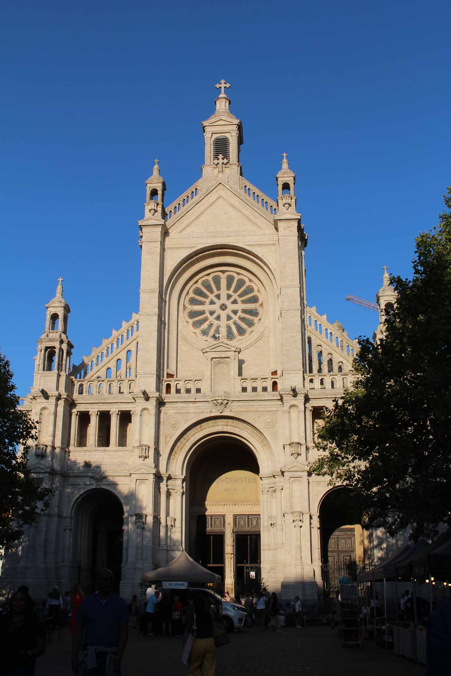 Bruxelles, église Sainte-Catherine, façade