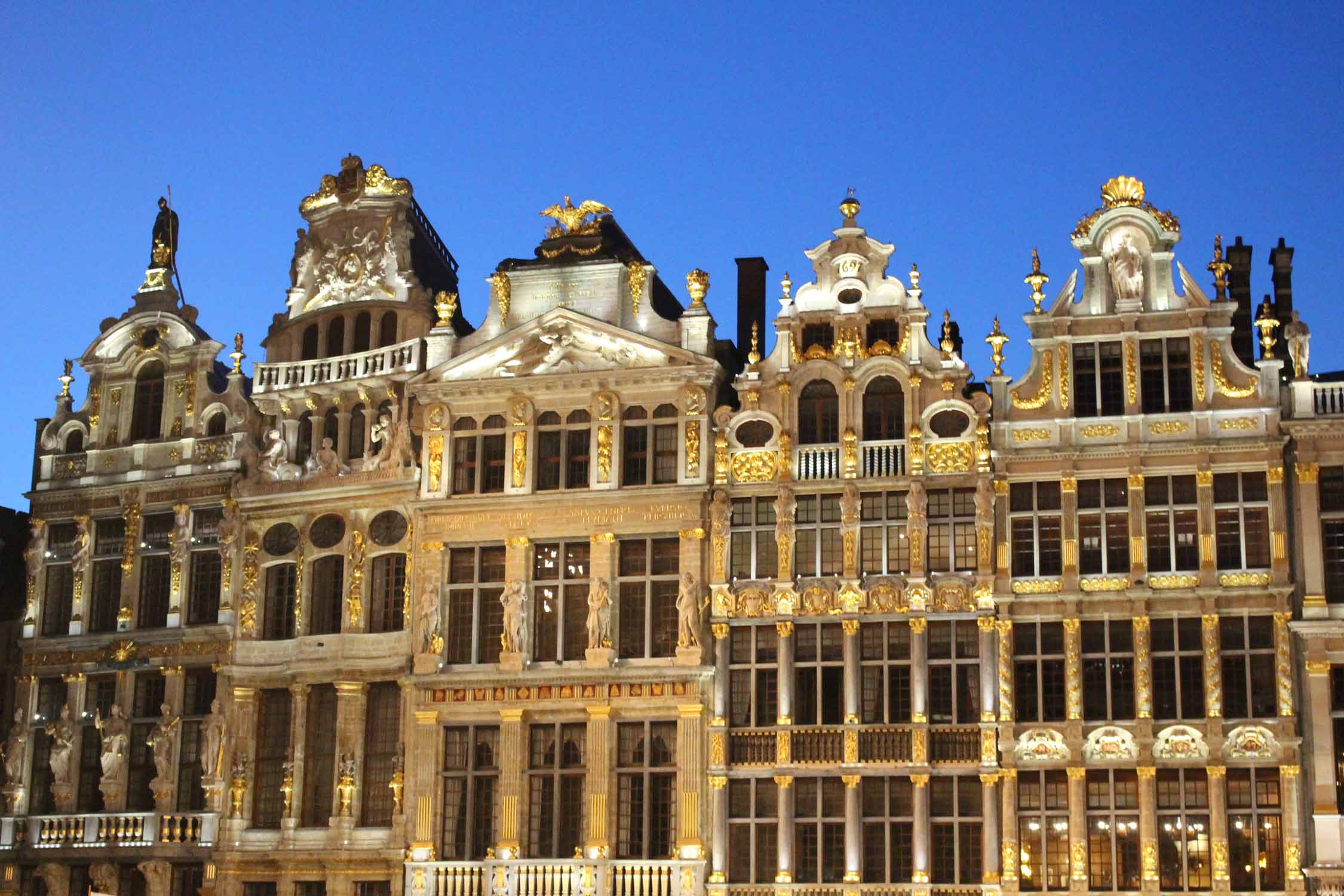 Bruxelles, Grand-Place, nuit