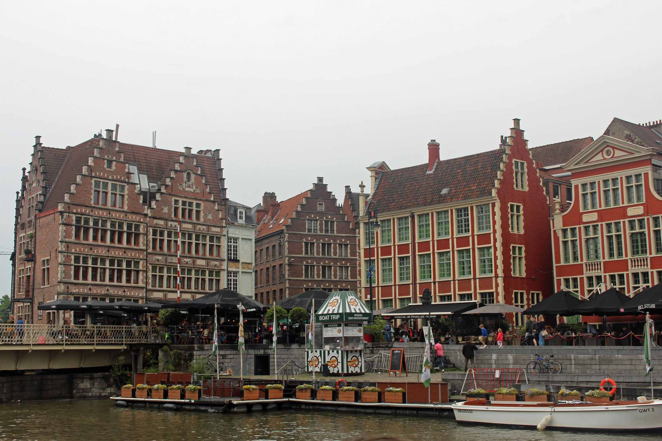 Gand, belles façades colorées