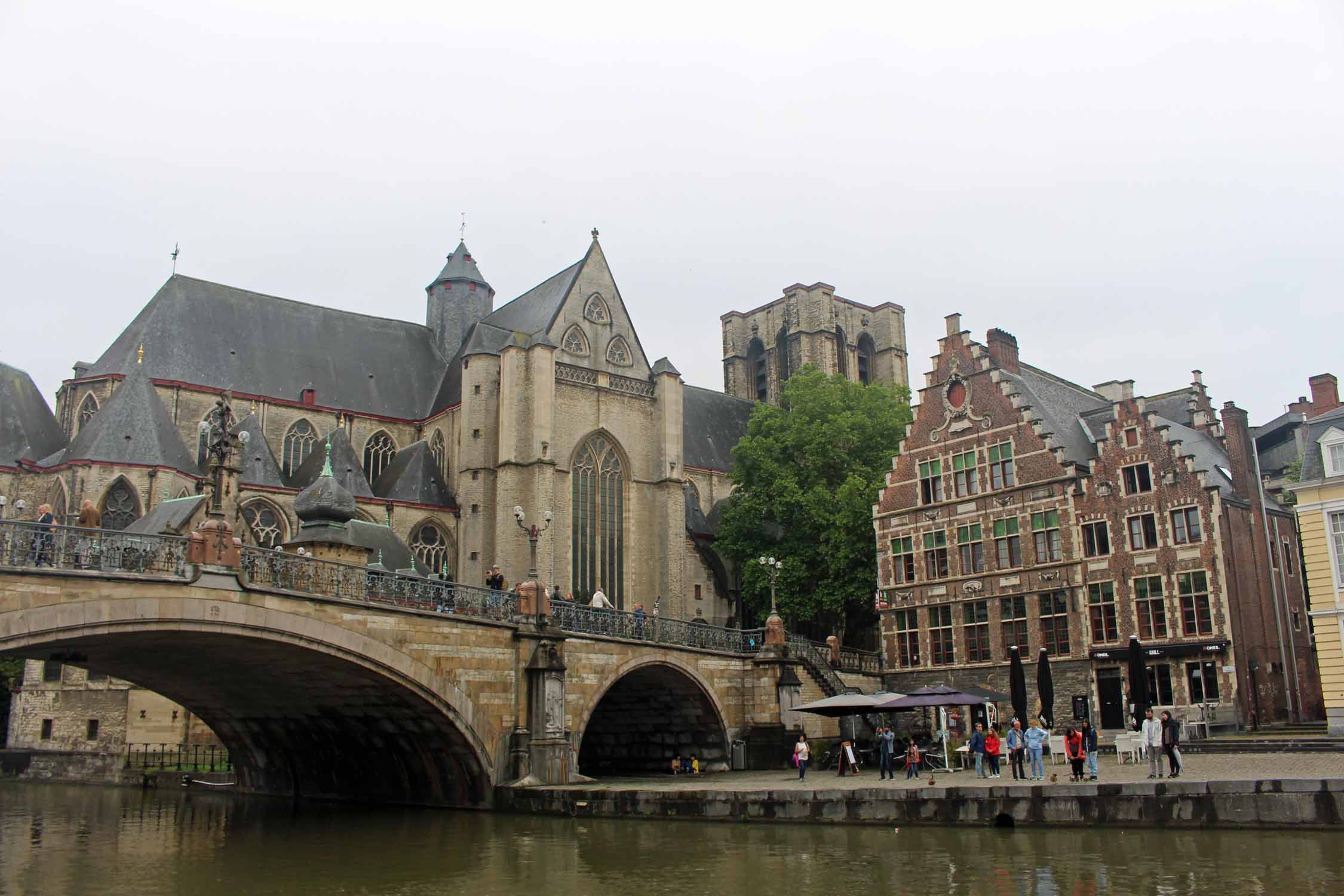 Gand, pont église Saint-Michel