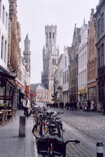 Rue Vlamingstraat &agrave; Bruges