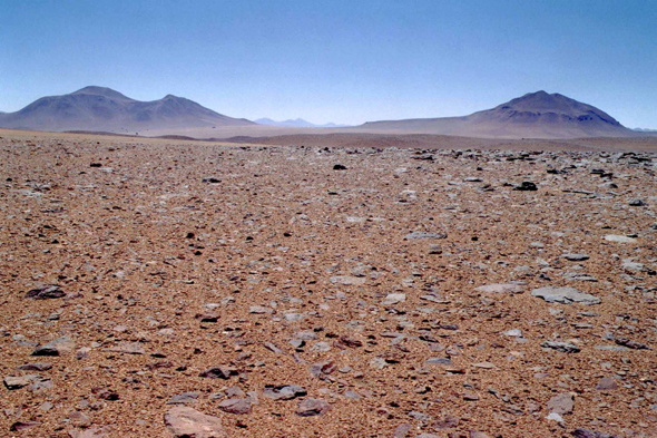 Paysage du désert de Dali