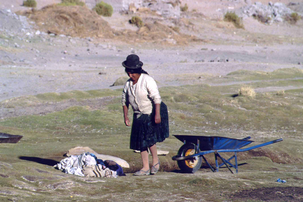 Pan de Azucar, Sud Lipez, indienne Aymara