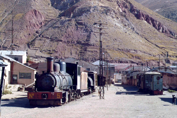 Pulacayo, locomotive