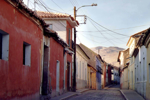 Une rue typique de Potosi