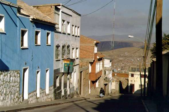 Une rue de Potosi, Bolivie