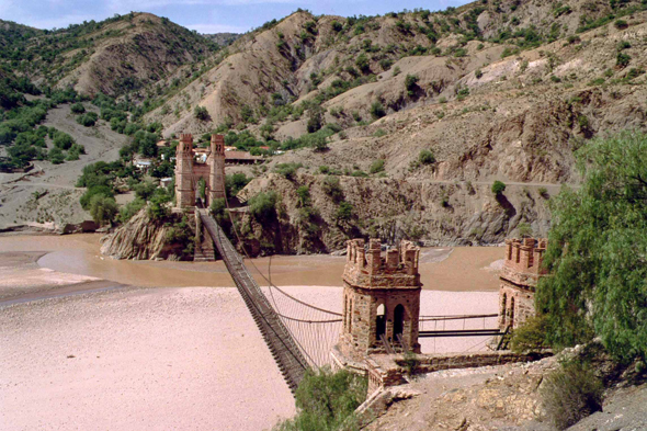 Sucre, le pont Puente Mendez
