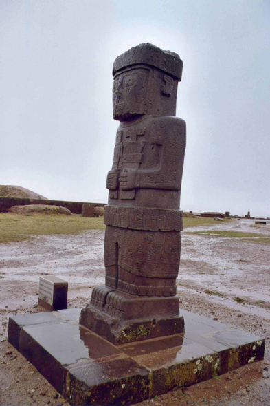 Tiahuanaco, la statue de El Fraile