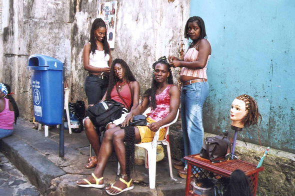 Salvador de Bahia, coiffeuses