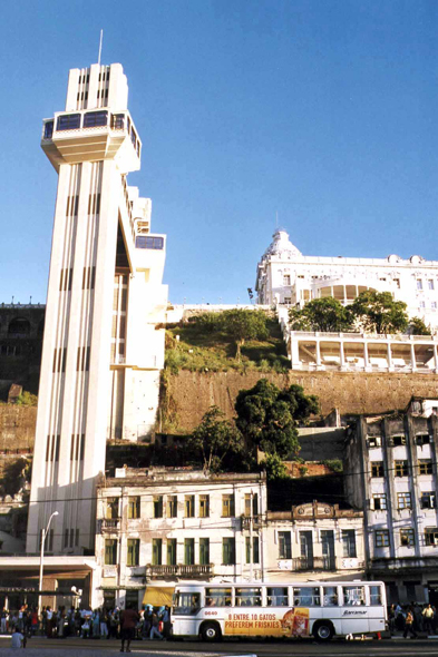 Brésil, Salvador de Bahia, Elevador Lacerda