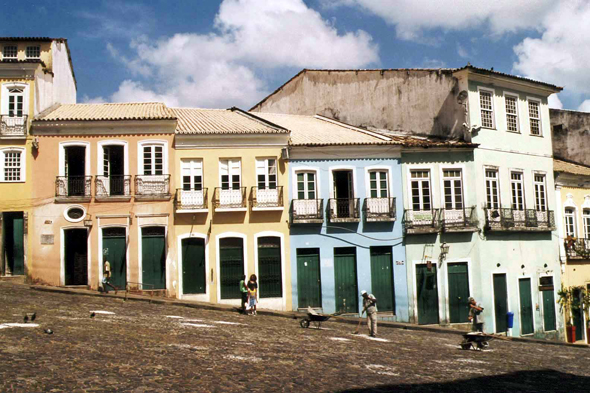 Le quartier de Pelourinho, Brésil