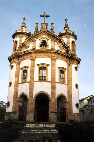 Brésil, Ouro Preto, église NS do Rosario