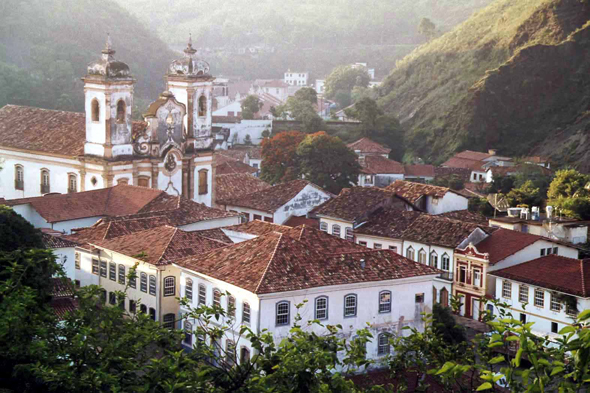 Ouro Preto, panorama, Brésil