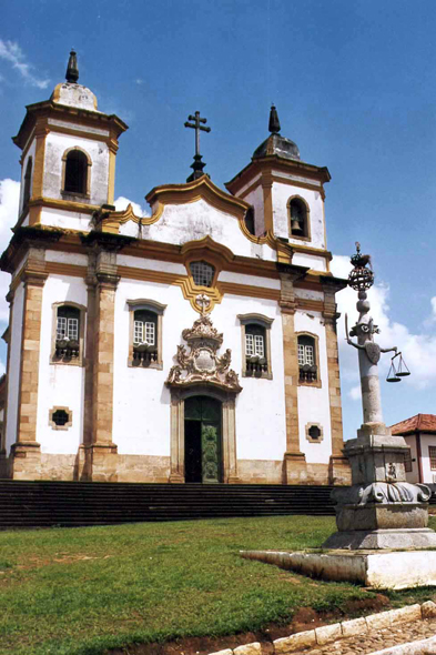 Brésil, Mariana, église Sao Francisco de Assis