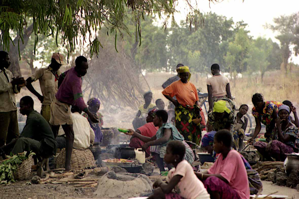 Gaoua, Repas traditionnel