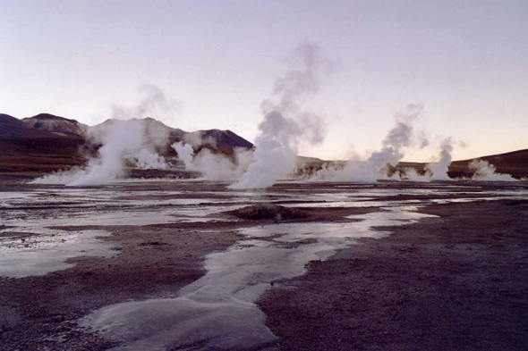 Atacama, geysers El Tatio, Chili
