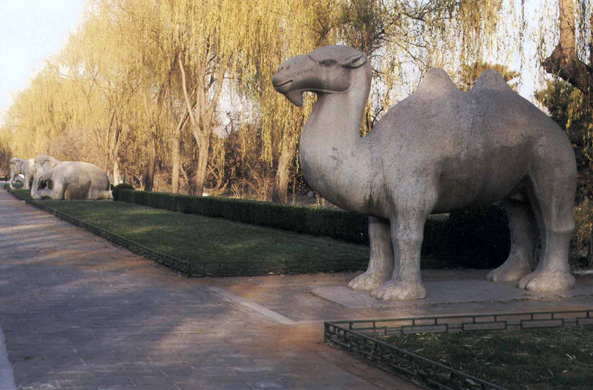 Chine, Shendao, statue