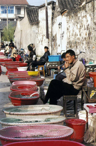 Xitang, marché