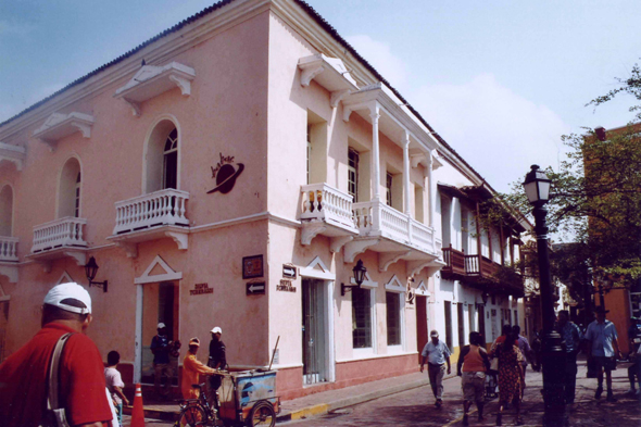 Carthagène, maison colorée, Colombie