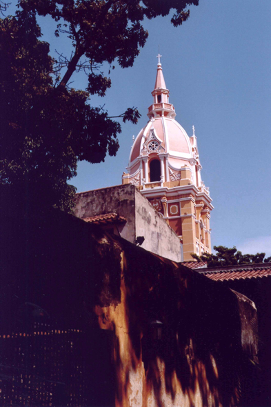 La magnifique cathédrale de Carthagène en Colombie