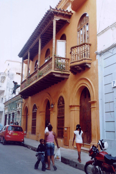 Rue de Carthagène, maison, Colombie