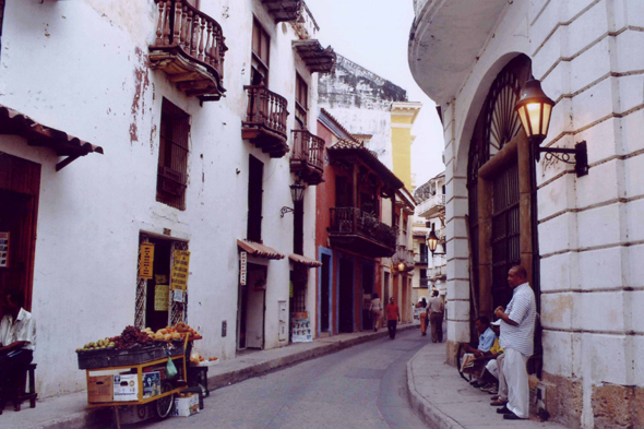 Carthagène, Colombie, rue colorée