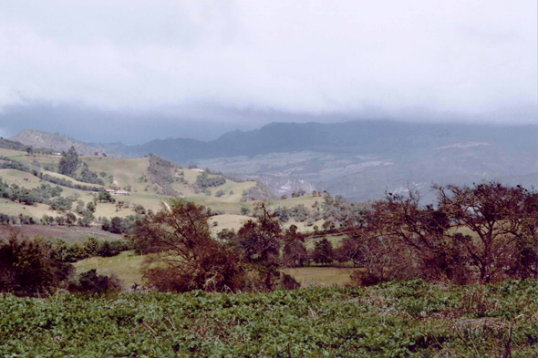 Colombie, lagune de Guatavita, paysage