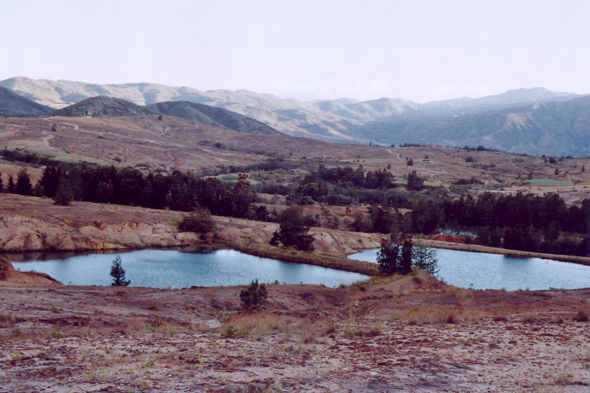 Villa de Leyva, Lacs Bleus, paysage