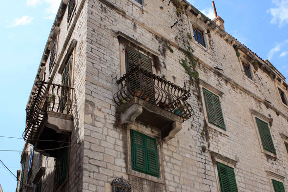 Sibenik, façade, bâtiment