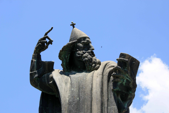 Split, statue de Grégoire de Nin