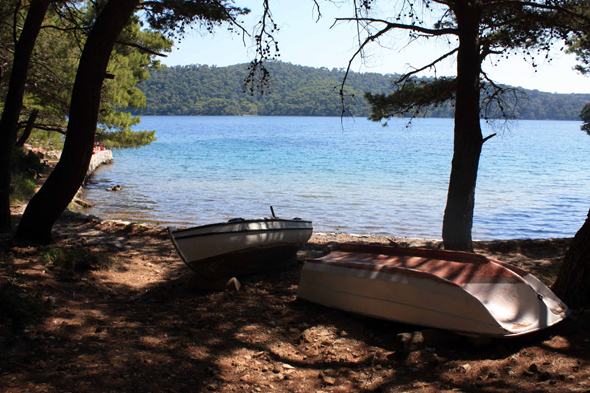 Ile de Mljet, bateau