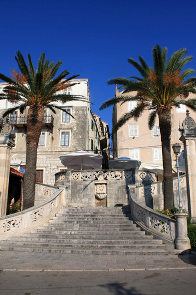 Korcula, escalier