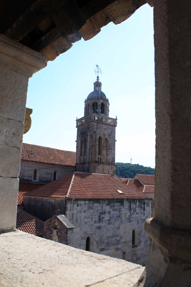 Korcula, cathédrale Saint-Marc, clocher