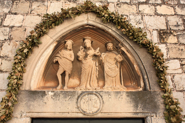 Dubrovnik, monastère dominicain, porche