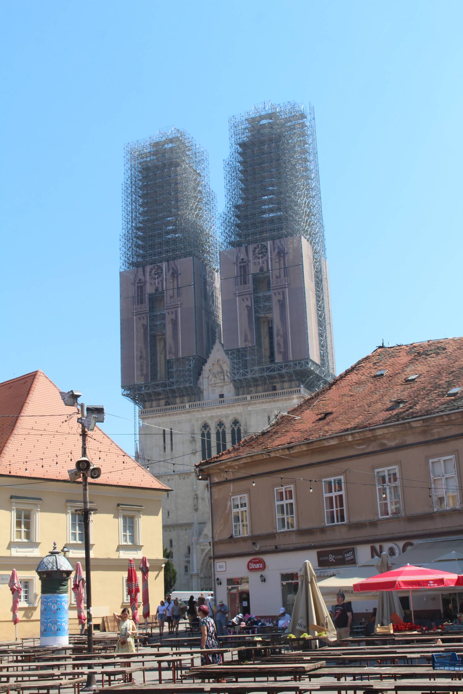 Zagreb, cathédrale, tours