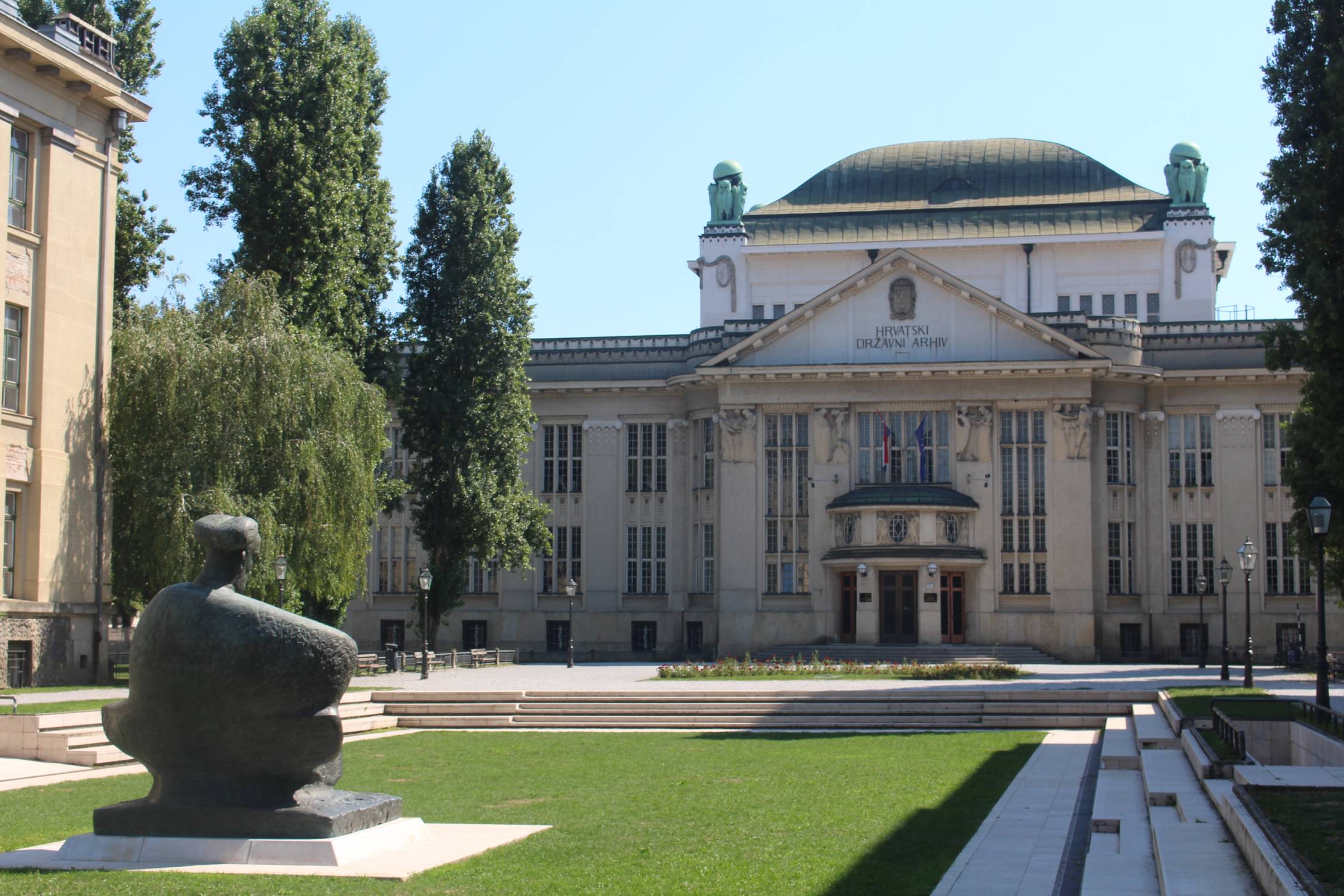 Zagreb, archives de l'Etat, bâtiment