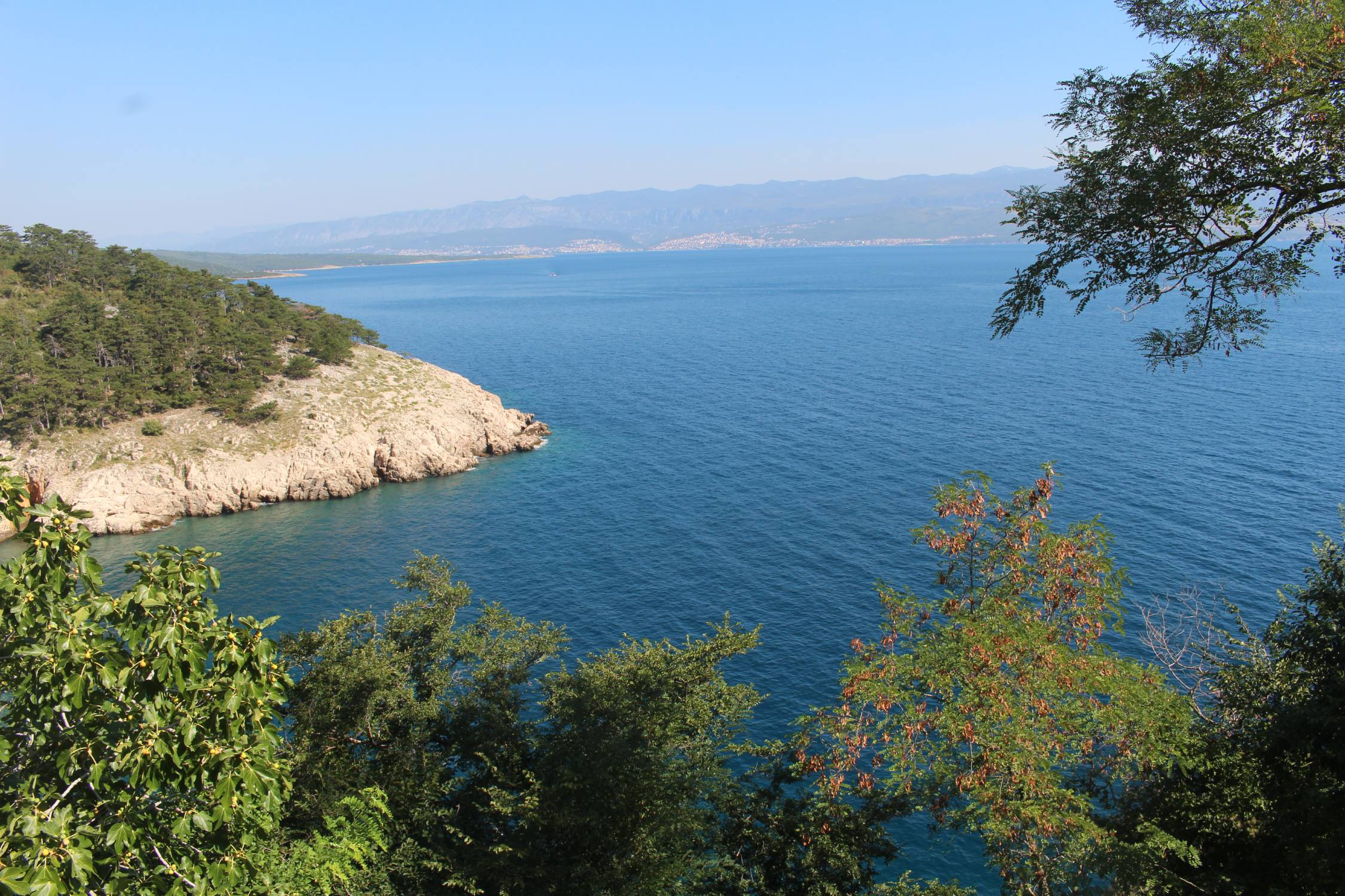 Ile de Krk, Vrbnik, paysage