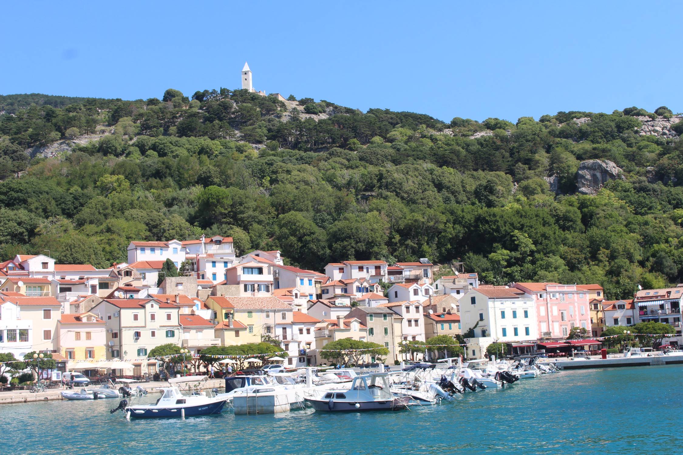 Ile de Krk, Baška, port