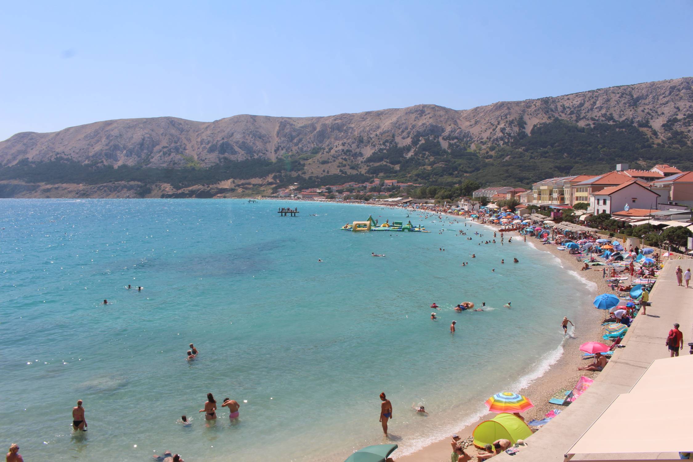 Ile de Krk, Baška, panorama