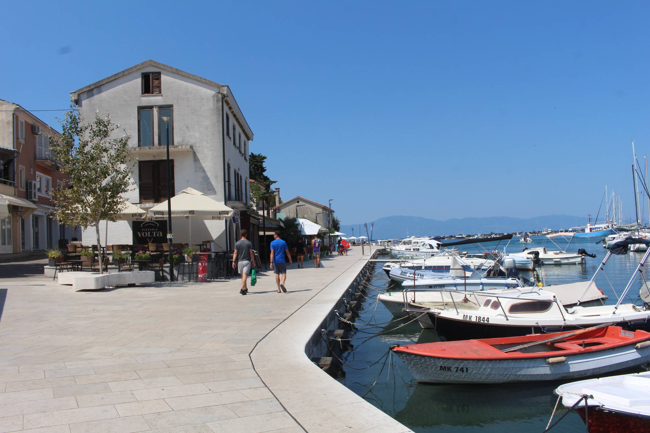 Ile de Krk, Malinska, quai