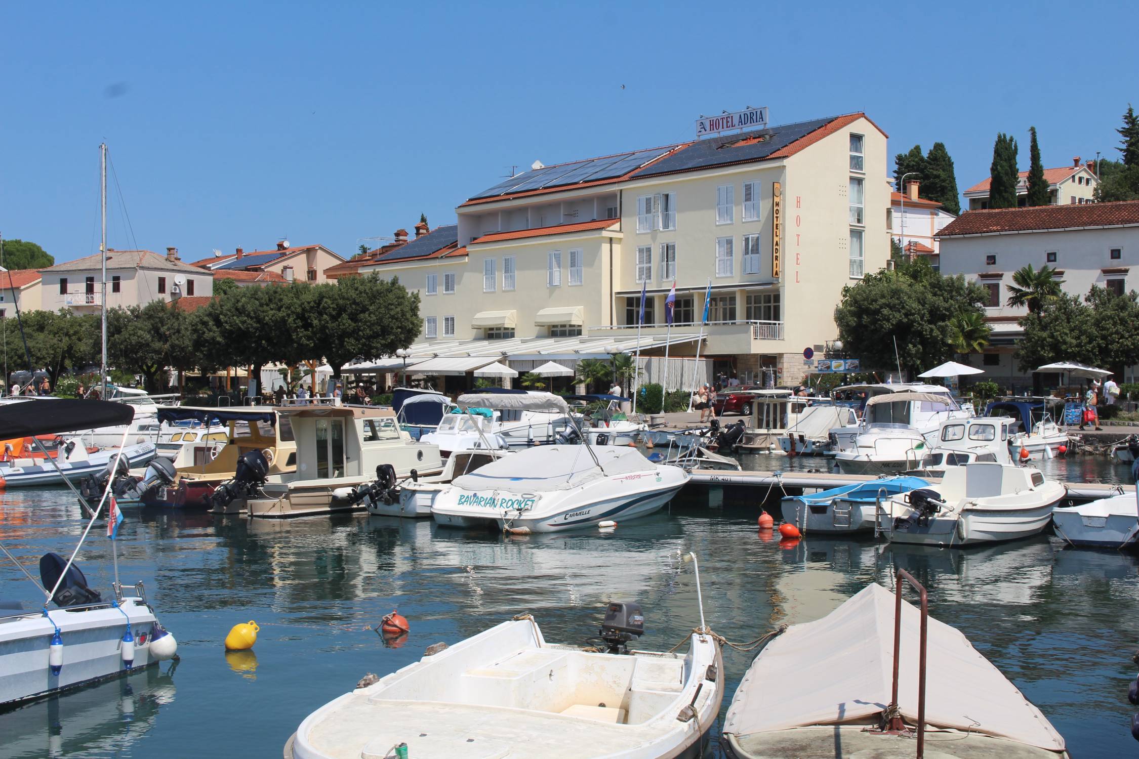 Ile de Krk, Malinska, bateaux
