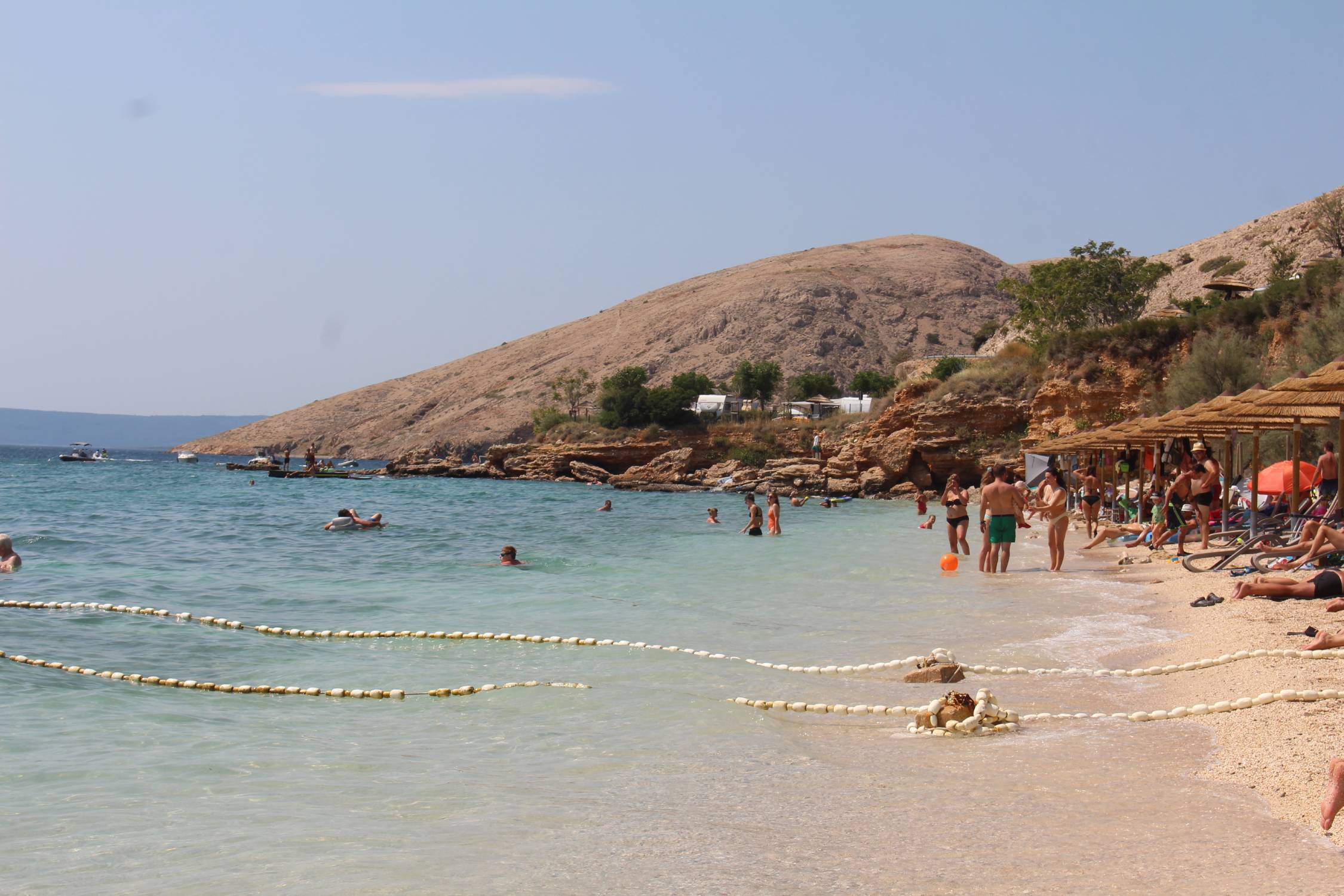 Ile de Krk, Stara Baška, plage