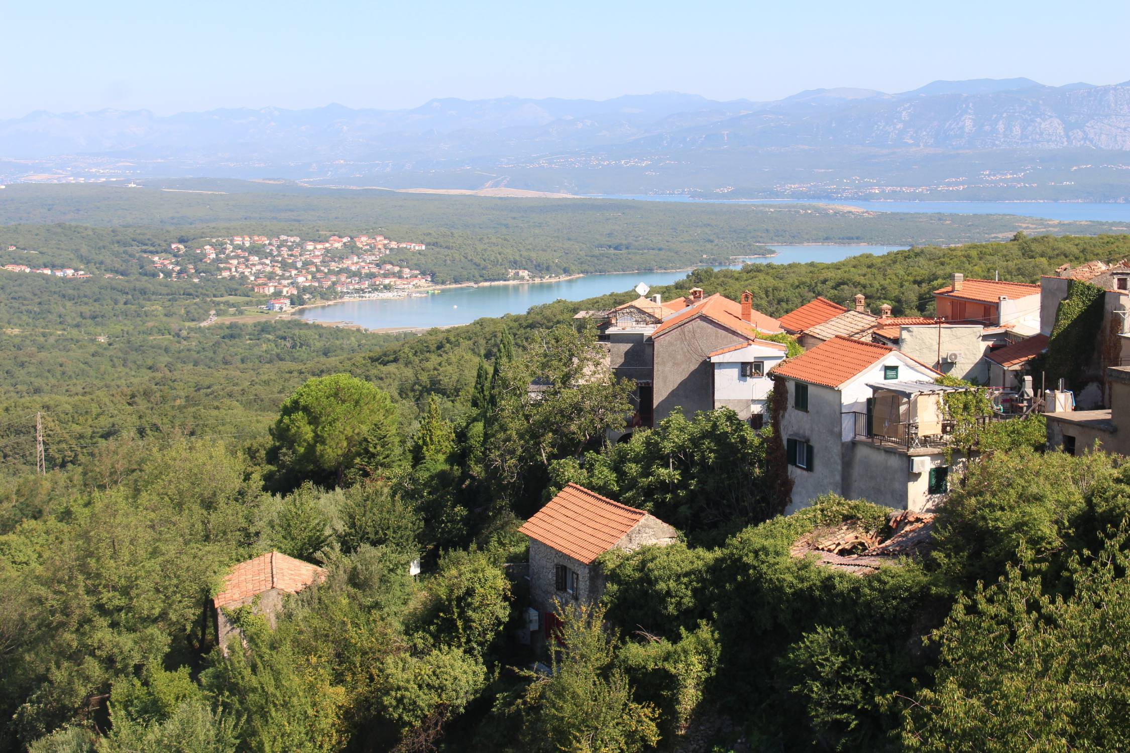 Ile de Krk, Dobrinj, paysage