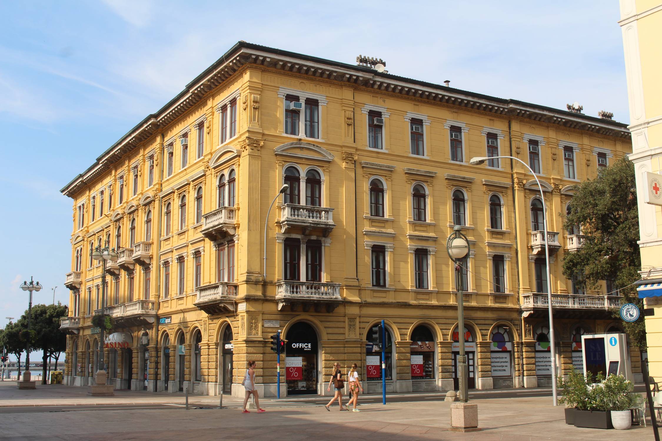 Rijeka, bâtiment, casino Crystal palace